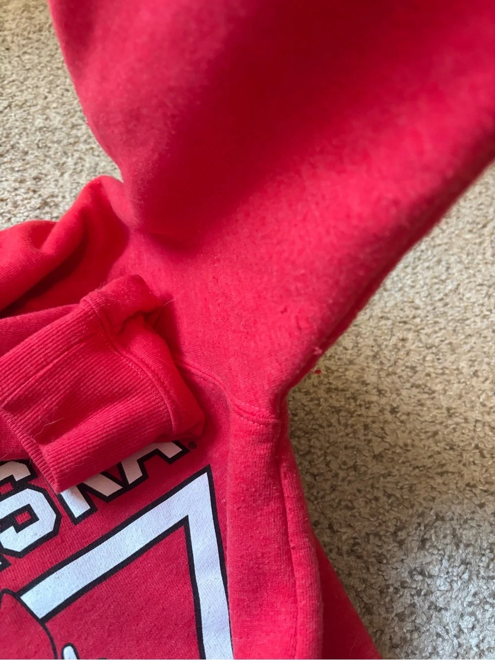 Vintage Nebraska Cornhuskers Red Crewneck Sweatshirt